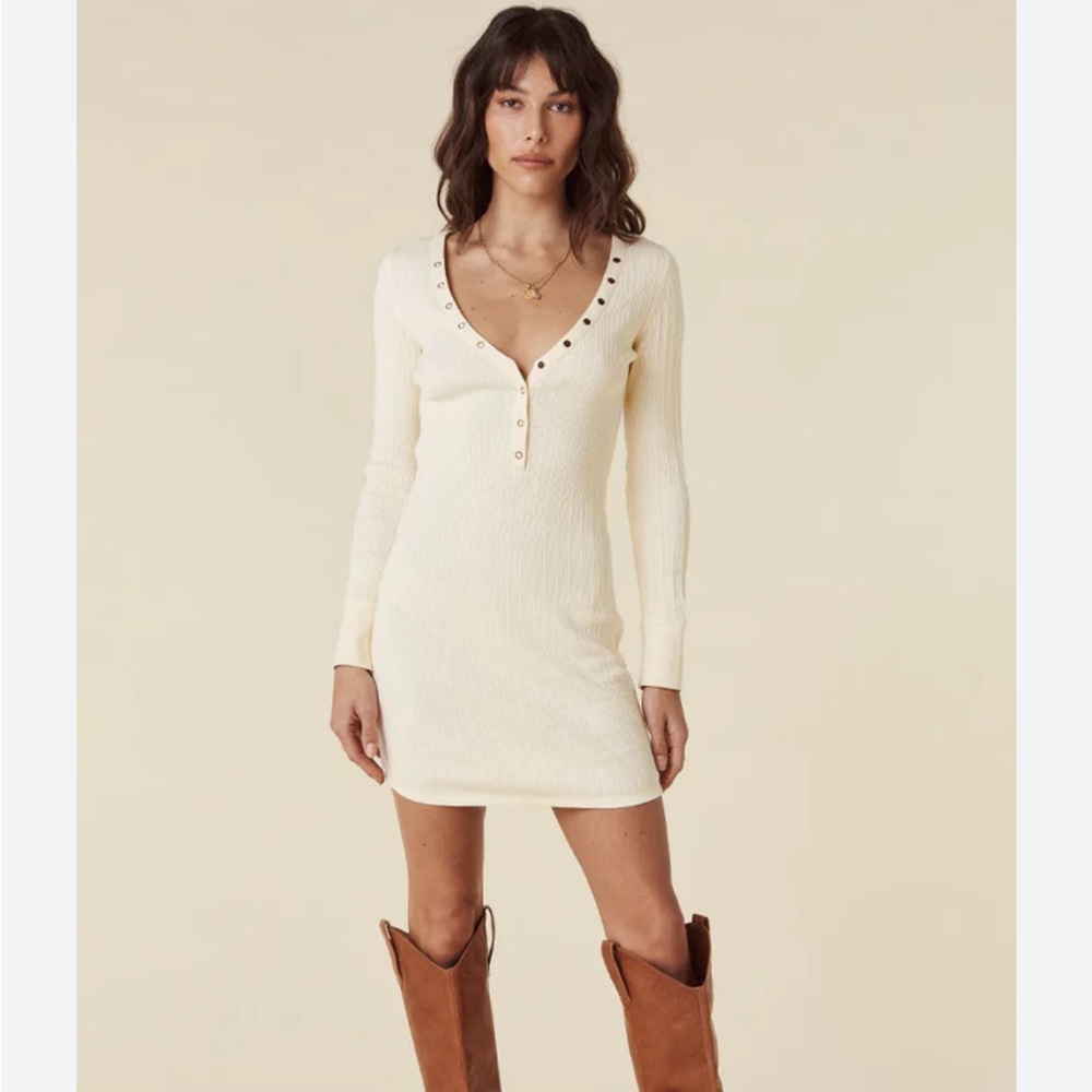 Spell & Gypsy | Stella Ribbed Henley Dress